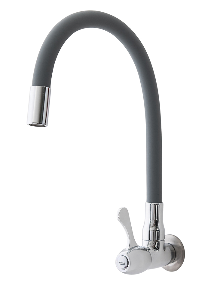 Llave Flexible Para Pared Gris