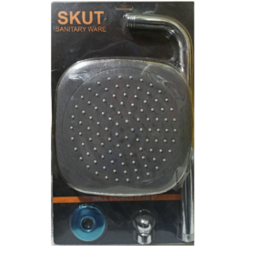 Ducha Para Calefón Cuadrada Con Bordes Redondos 20cm