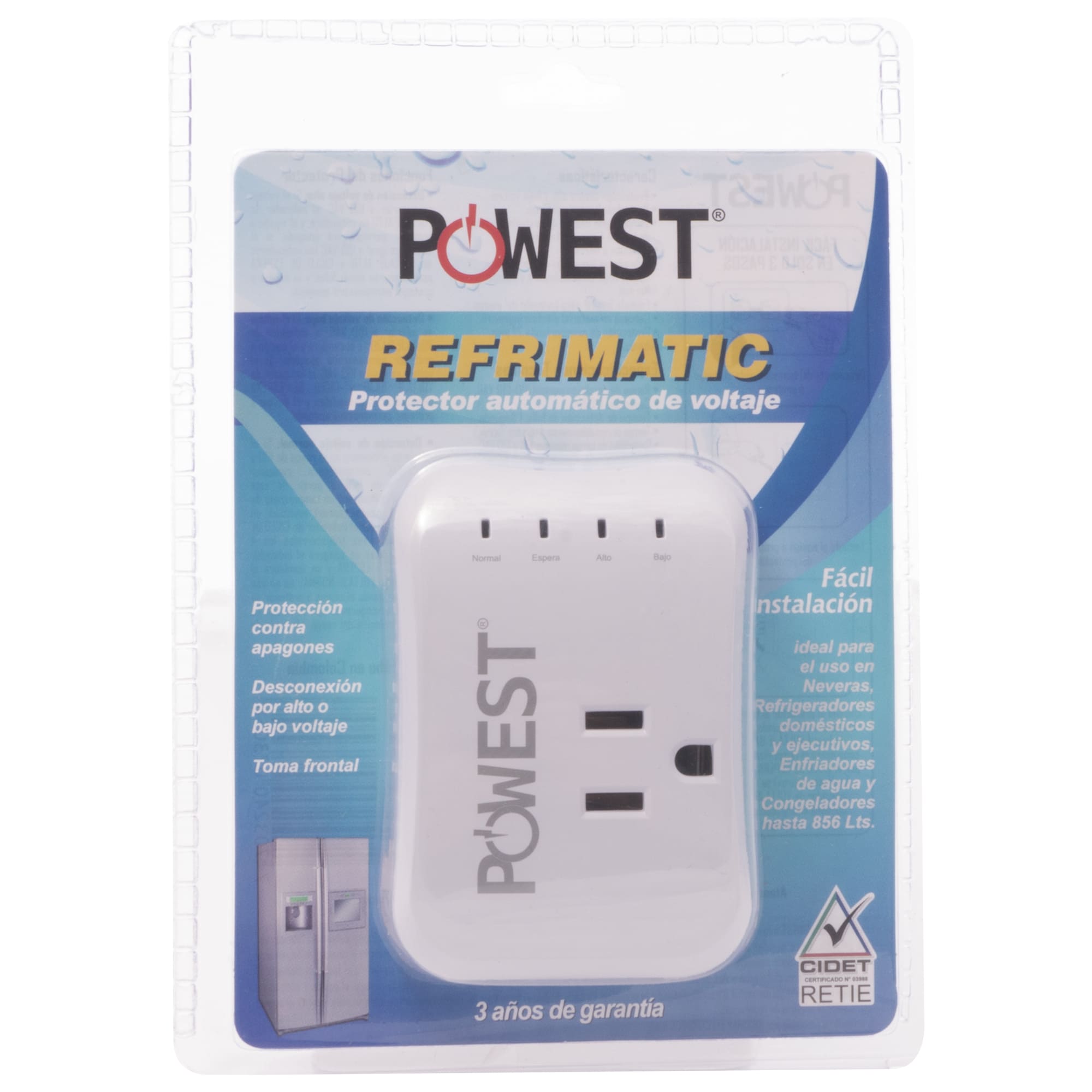 Protector De Voltaje Refrimatic Powest