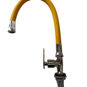 Llave Flexible Para Mesón Amarilla