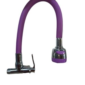 Llave Flexible Para Pared Morada 2 Funciones