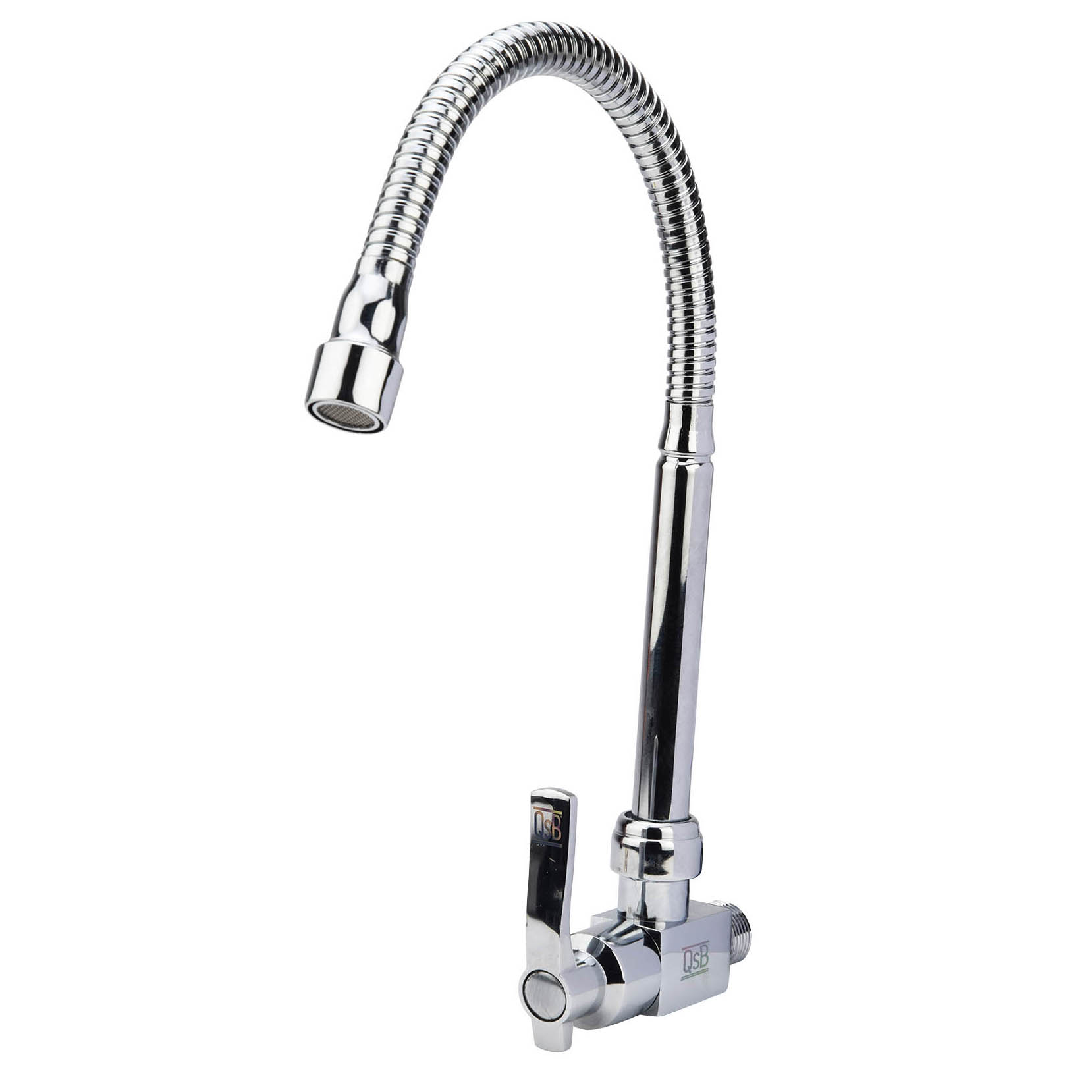 Llave Flexible Para Pared Cromada