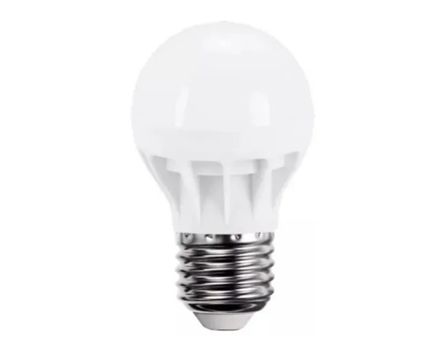 Foco Led Tipo Bola Luz Blanca Económico 5W