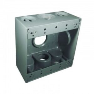 Cajetin Condulet Cuadrado 1/2" 4 Agujeros