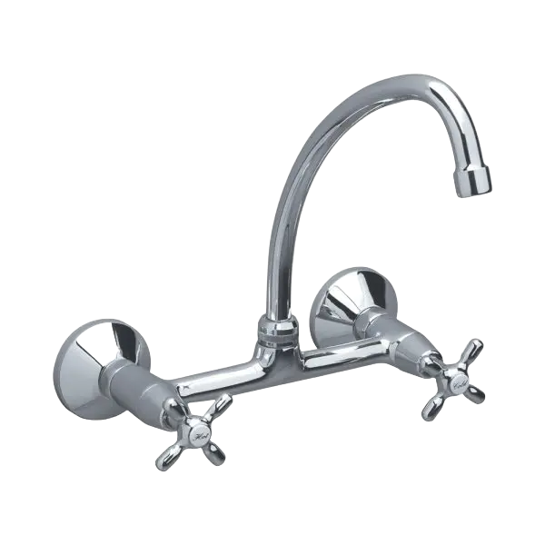Llave Mezcladora Para Pared de Lavaplatos Italiana Cruz