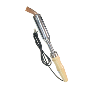 Cautín Punta de Hacha Mango de Madera 300W