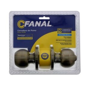 Cerradura de Baño / Bronce / FANAL