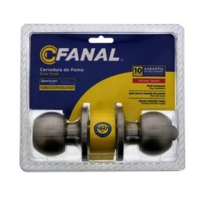 Cerradura de Dormitorio / Plata / FANAL