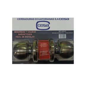 Cerradura de Dormitorio / Bronce / CESA