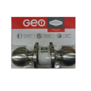 Cerradura de Dormitorio / Plata / GEO