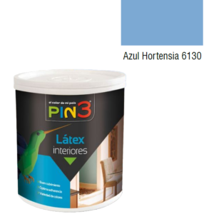 Pintura Látex Interior Pin3 / Azul Hortensia / Galón