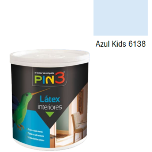 Pintura Látex Interior Pin3 / Azul Kids / Galón