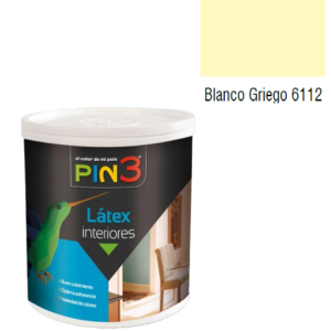 Pintura Látex Interior Pin3 / Blanco Griego / Galón