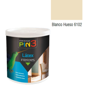 Pintura Látex Interior Pin3 / Blanco Hueso / Galón