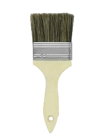 Brocha con Mango de Madera 3"