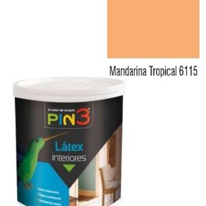 Pintura Látex Interior Pin3 /Mandarina Tropical / Galón
