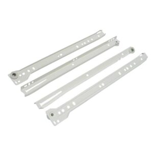 Riel Blanca Para Cajón / 4 Piezas / 30cm