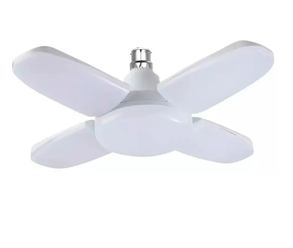 Foco Led Tipo Ventilador Despegable 4 Aspas 60W