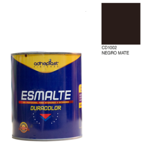 Esmalte Duracolor Adheplast / Negro Mate / 1 Litro