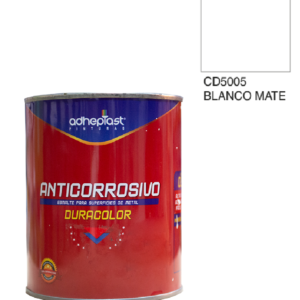 Esmalte Anticorrosivo Duracolor Adheplast / Blanco Mate / 1 Litro