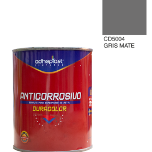 Esmalte Anticorrosivo Duracolor Adheplast / Gris Mate / 1 Litro
