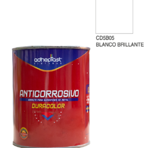 Esmalte Anticorrosivo Duracolor Adheplast / Blanco Brillante / 1 Litro