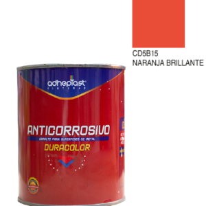 Esmalte Anticorrosivo Duracolor Adheplast / Naranja / 1 Litro