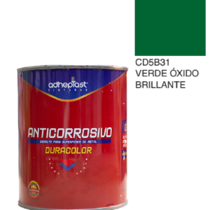 Esmalte Anticorrosivo Duracolor Adheplast / Verde Óxido / 1 Litro