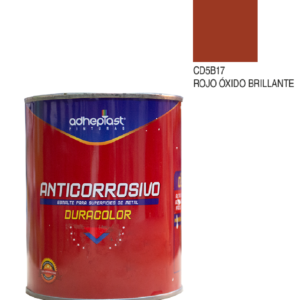 Esmalte Anticorrosivo Duracolor Adheplast / Rojo Óxido / 1 Litro
