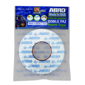 Cinta Doble Faz / Abro / 18mm x 25m
