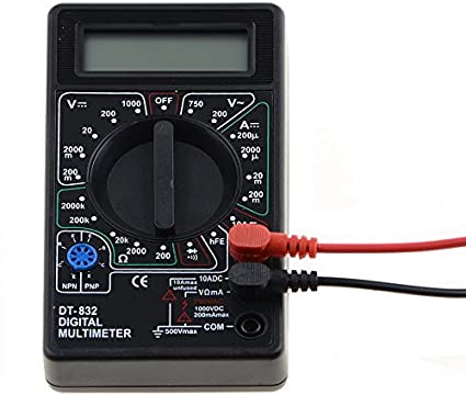 Multimetro Digital Estudiantil / Económico / DT-832