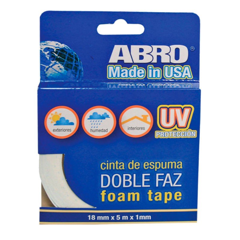 Cinta Doble Faz / Abro / 18mm x 5m