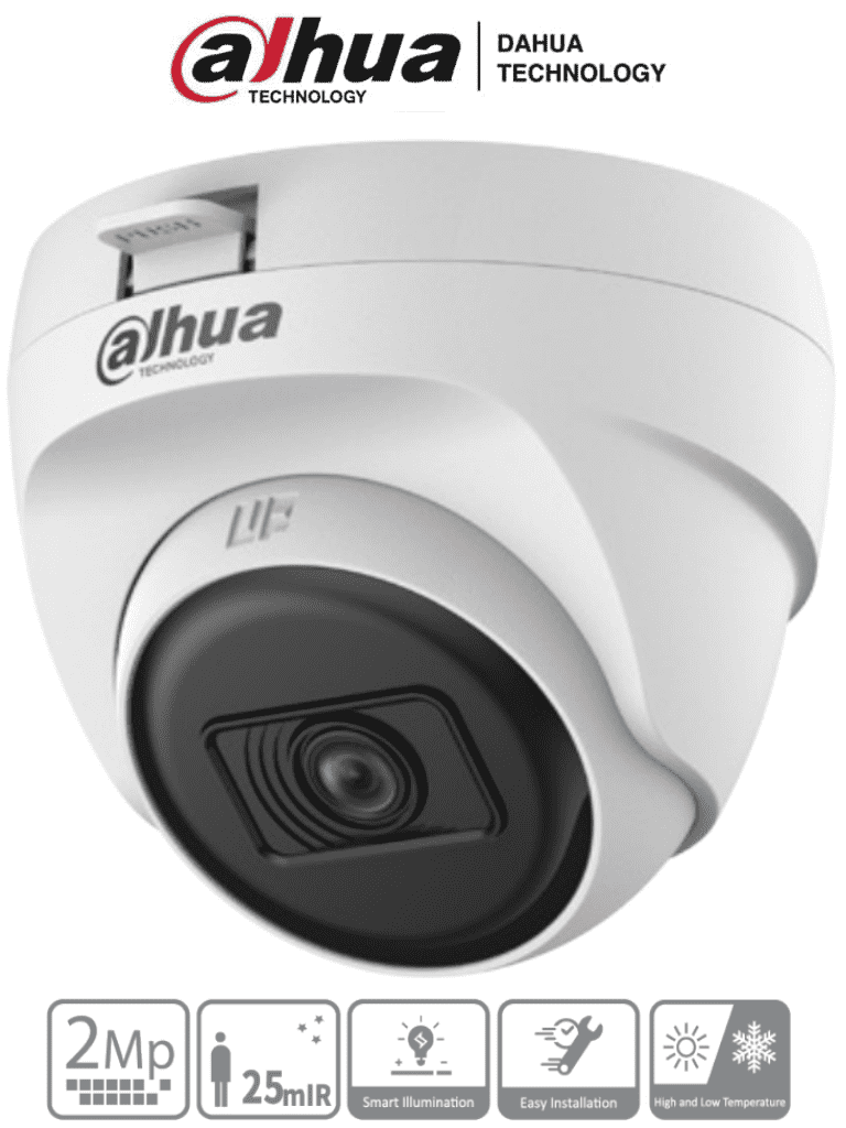 Cámara Domo de 2 Megapixeles DAHUA HAC-T1A21N-U-28