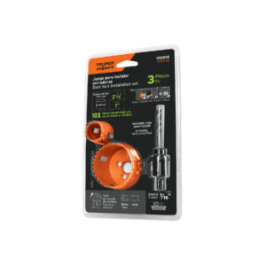 Jgo de 3 piezas para Instalar Cerraduras Truper Expert