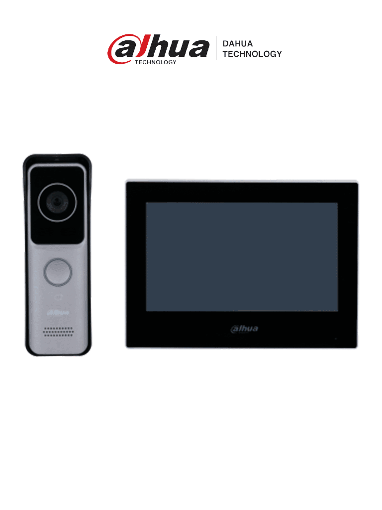 Kit de Videoportero IP Wifi/ Monitor de 7 Pulgadas Wifi DAHUA KTW02 -